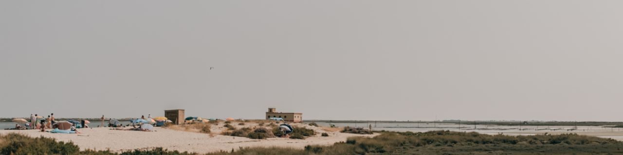 Natural dunes and sandy beach at Fuseta, near POMAR coliving