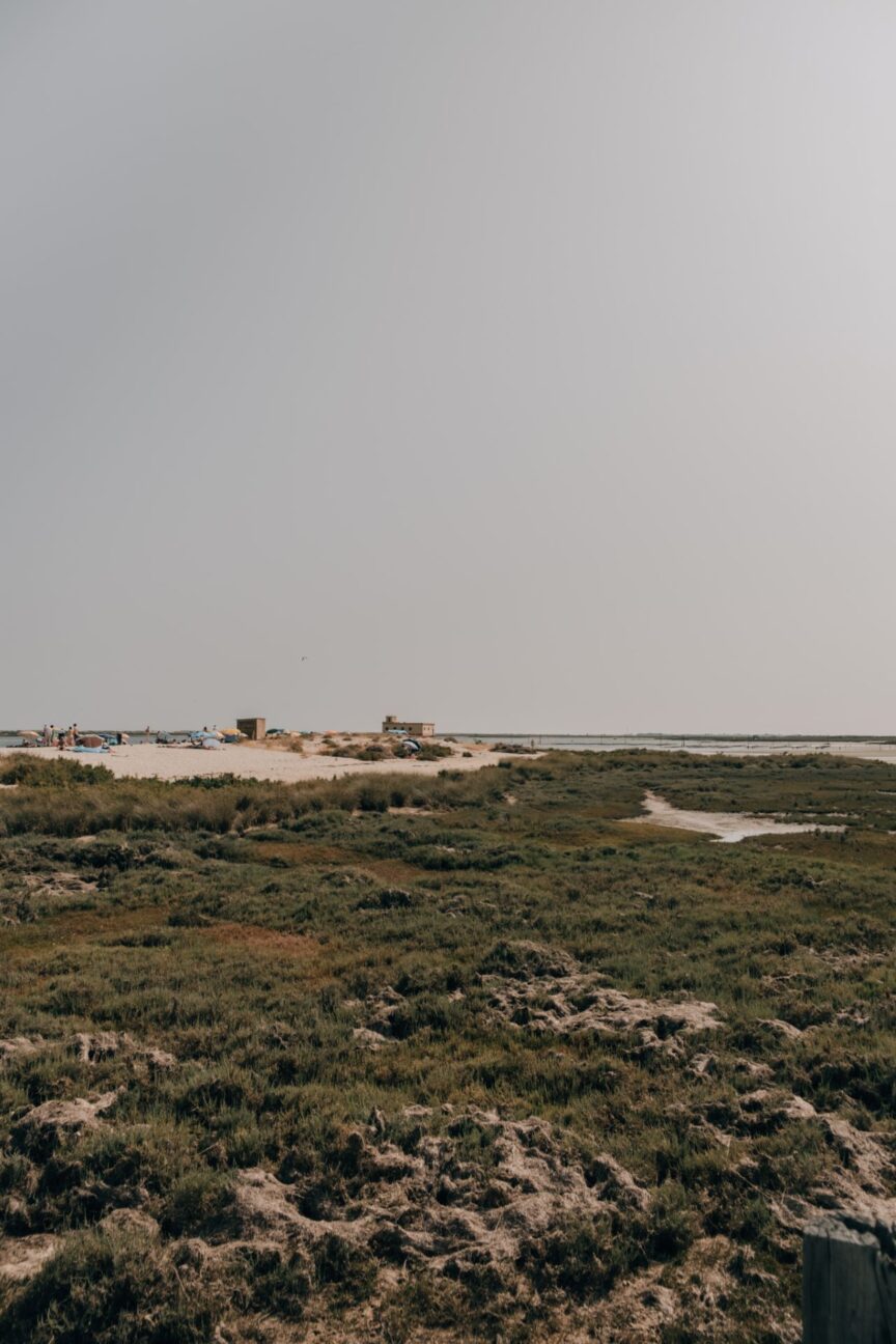 Natural dunes and sandy beach at Fuseta, near POMAR coliving