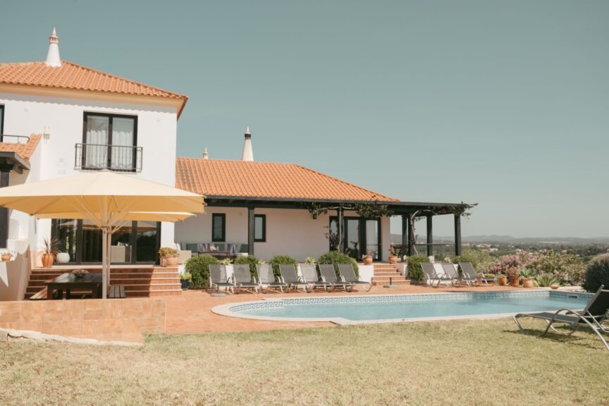 harming Algarve villa with terracotta roof and private pool at POMAR na Praia